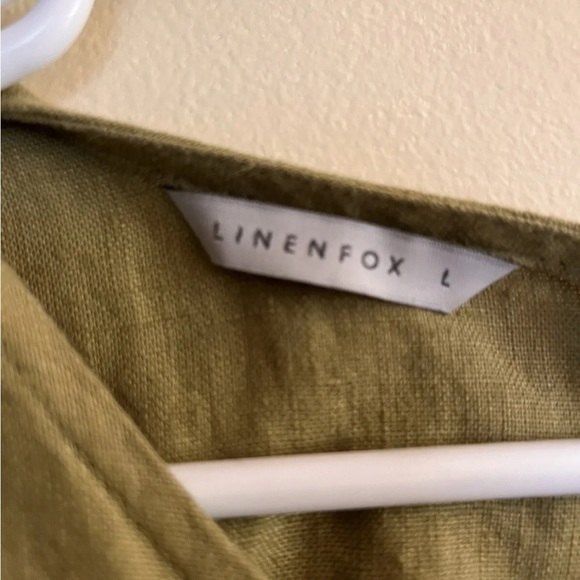 Linenfox Olive Green Jumpsuit - Picture 5 of 8